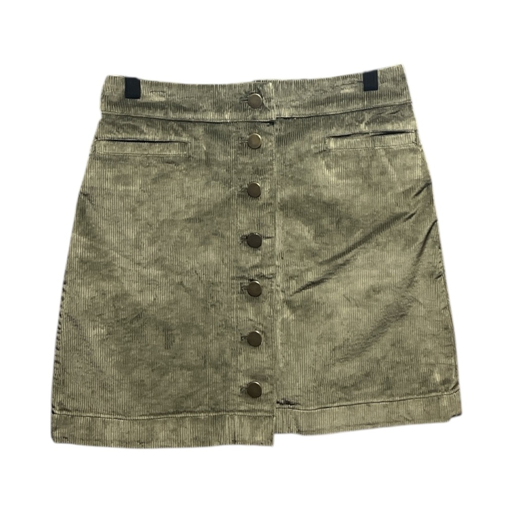 Wilfred Free Olive Corduroy Mini Skirt